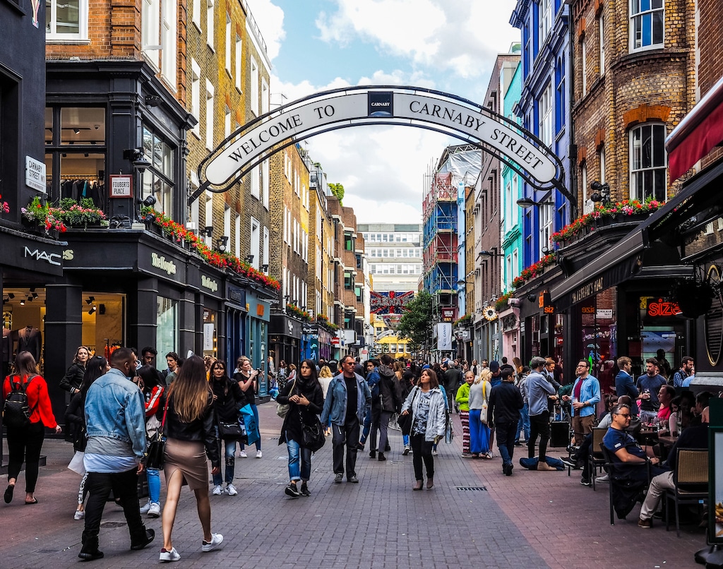 Carnaby Street à Soho Carnaby Street à Soho