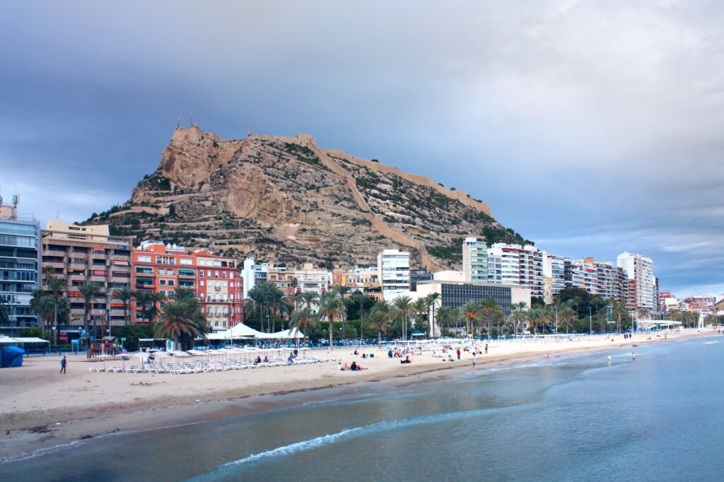 La plage d’Alicante