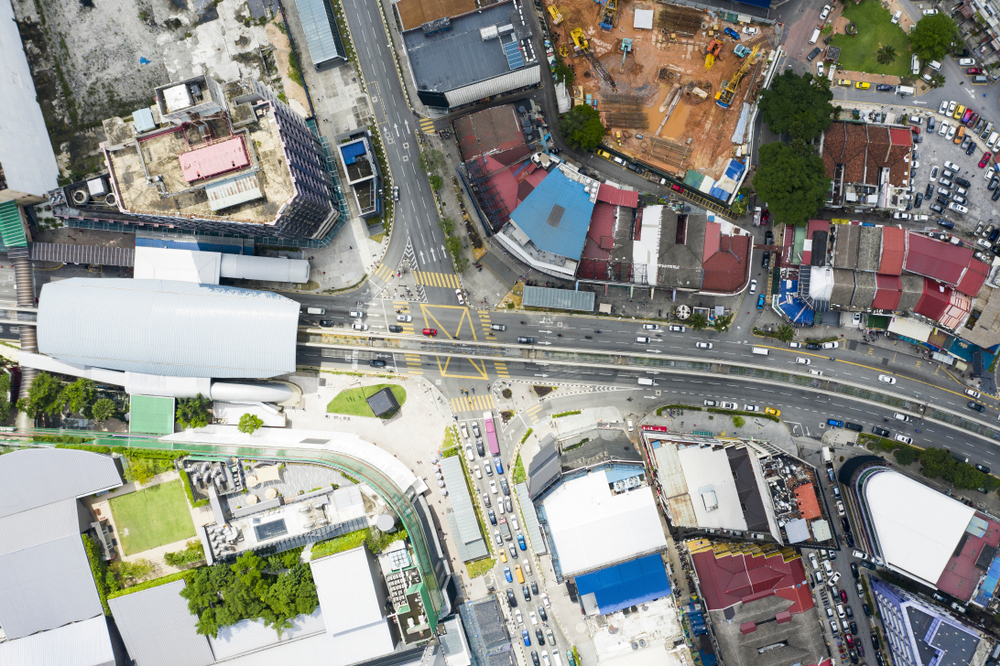 Où dormir à Kuala Lumpur ? Les 6 meilleurs quartiers et de bons hôtels 10 Carrefour de Bukit Bintang à Kuala Lumpur vu d’en haut