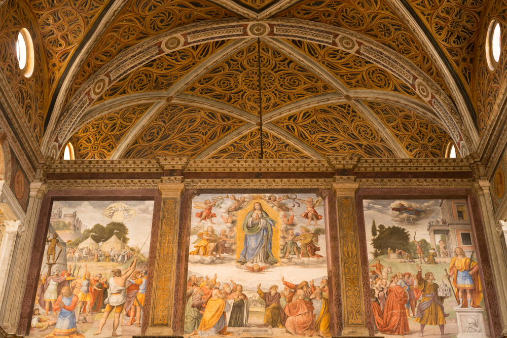Fresques de San Maurizio al Monastero Maggiore à Milan