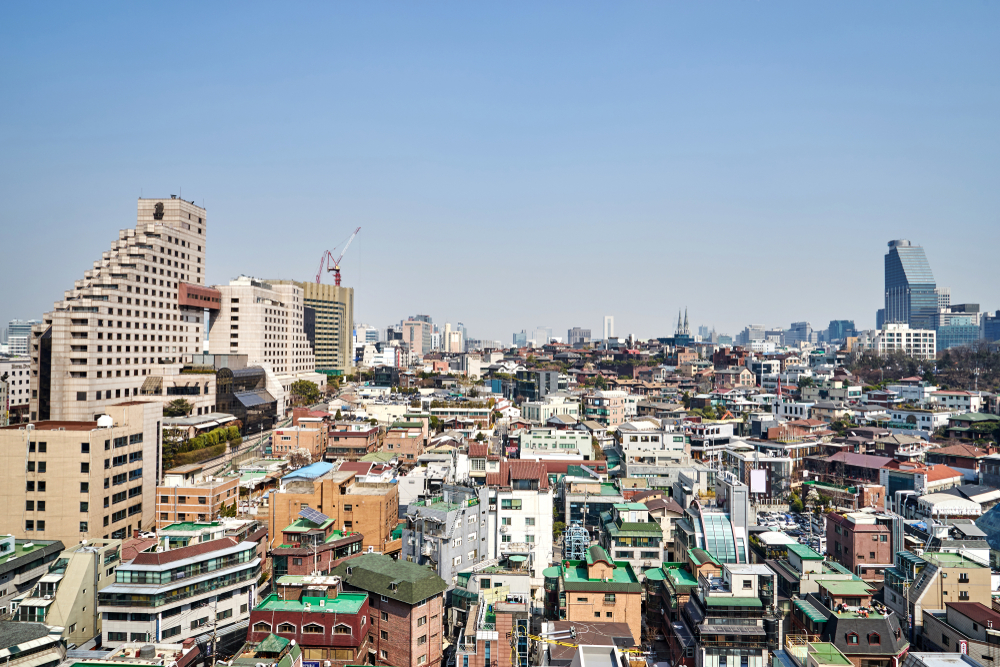 Où dormir à Séoul ? Les 6 meilleurs quartiers et hôtels 12 Vue sur les gratte-ciel de Gangnam à Séoul