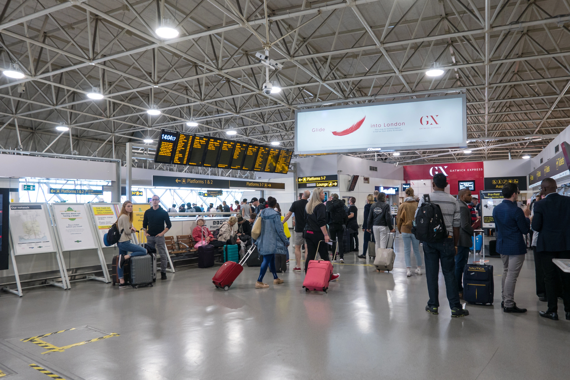 De Gatwick à Londres - guide des transports 9 La gare de l’aéroport de Gatwick