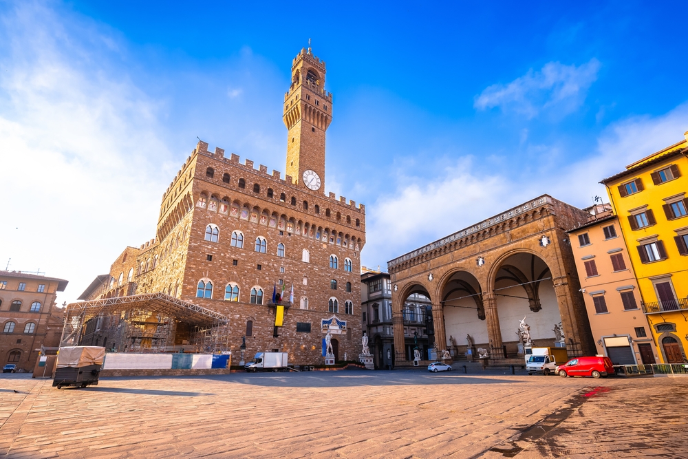 La Piazza della Signoria et le Palazzo Vecchio à Florence