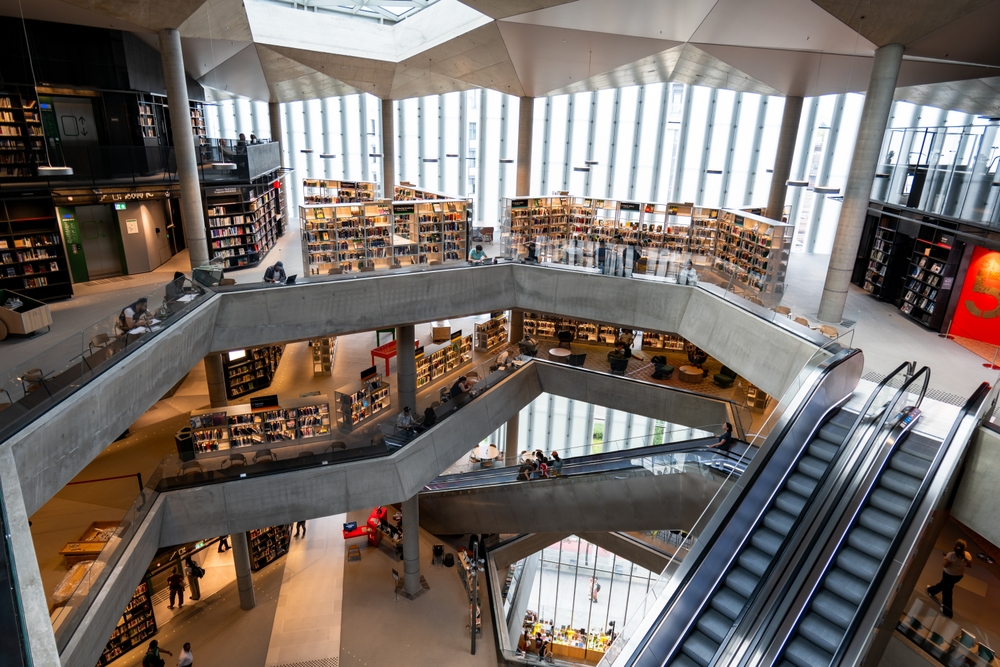La bibliothèque principale Deichman Bjørvika à Oslo