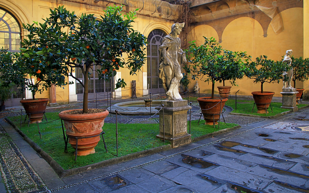 La cour du Palazzo Medici Riccardi à Florence