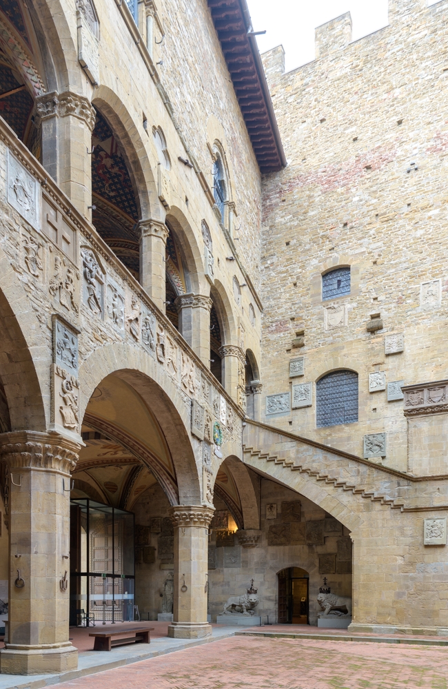 La cour du musée du Bargello à Florence