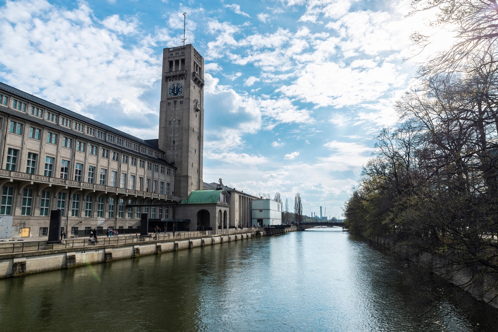 La façade du Deutsches Museum à Munich