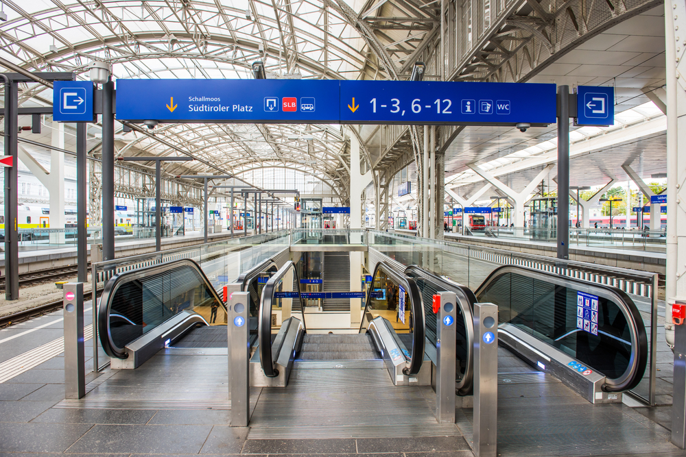 Le Salzburg Hauptbahnhof, la gare principale de Salzbourg