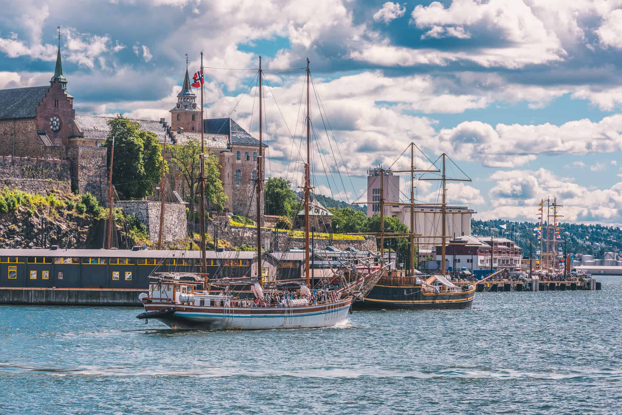 Le centre d’Oslo dans le quartier de Sentrum