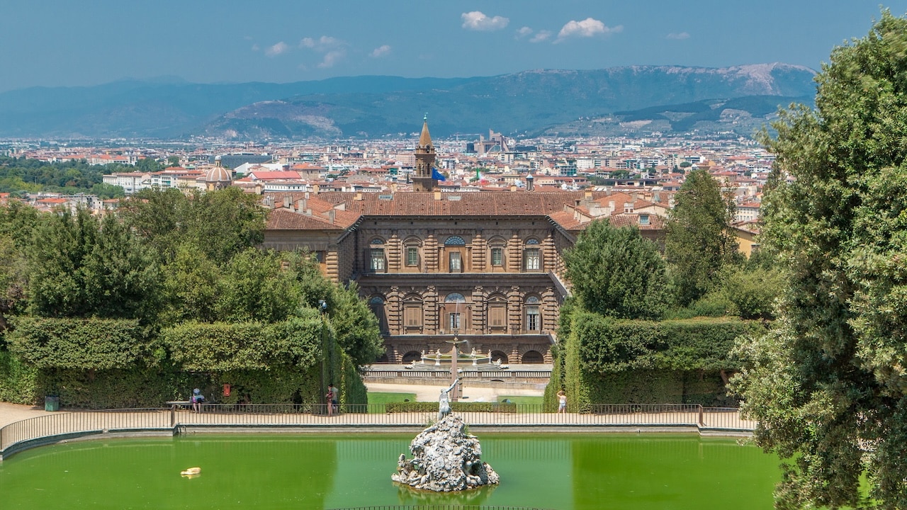 Le jardin de Boboli à Florence