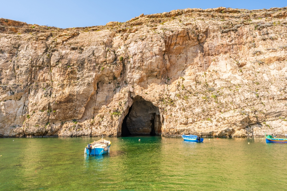 Le lagon de l’Inland Sea à Dwejra à Gozo