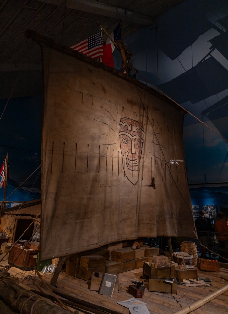 Le radeau Kon-Tiki au musée Kon-Tiki d’Oslo