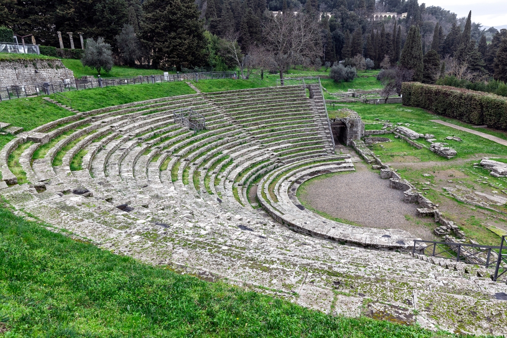 Le théâtre romain de Fiesole près de Florence