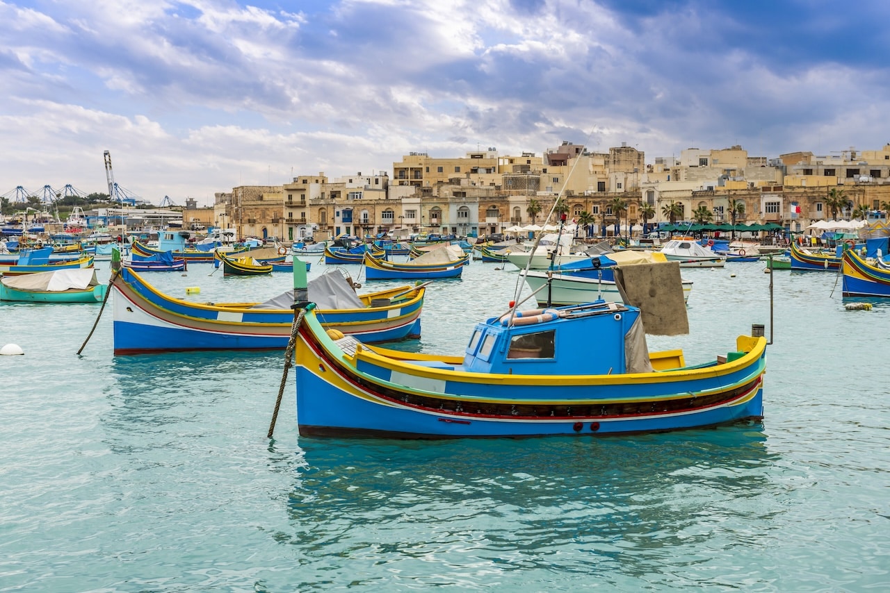 Le village de pêcheurs de Marsaxlokk à Malte