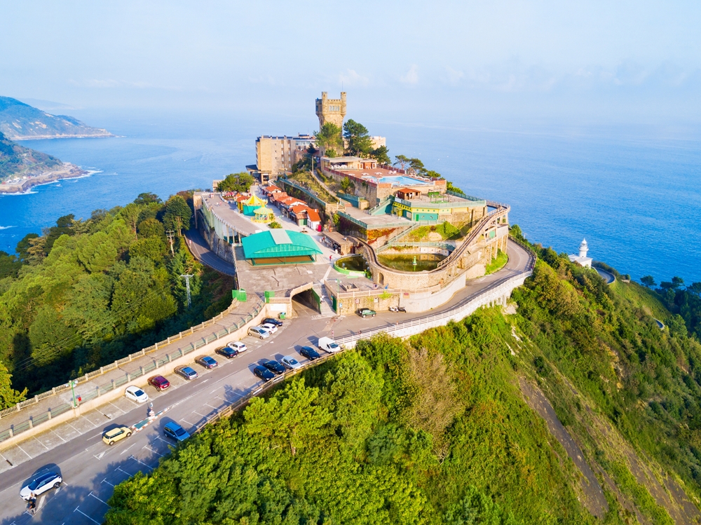 Tour et parc d’attractions au sommet de Monte Igueldo à Saint-Sébastien