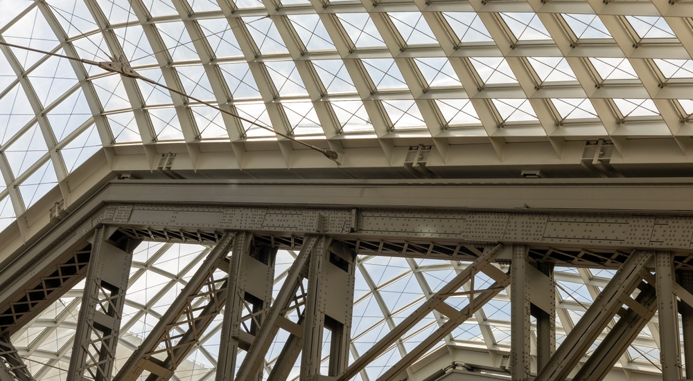 La verrière du Moynihan Train Hall à Penn Station, à New York
