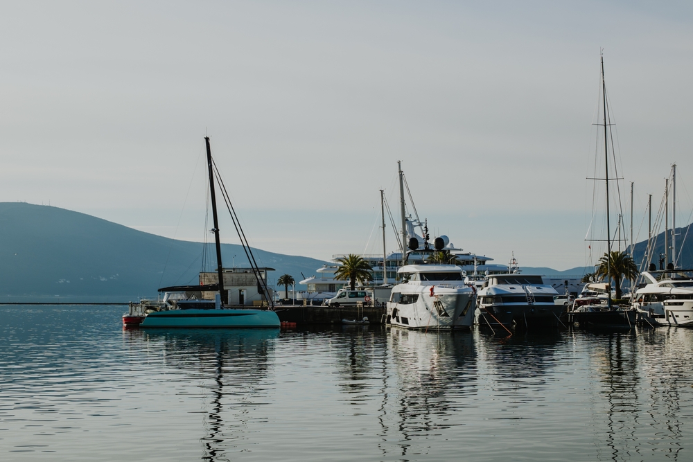 La marina Porto Montenegro à Tivat