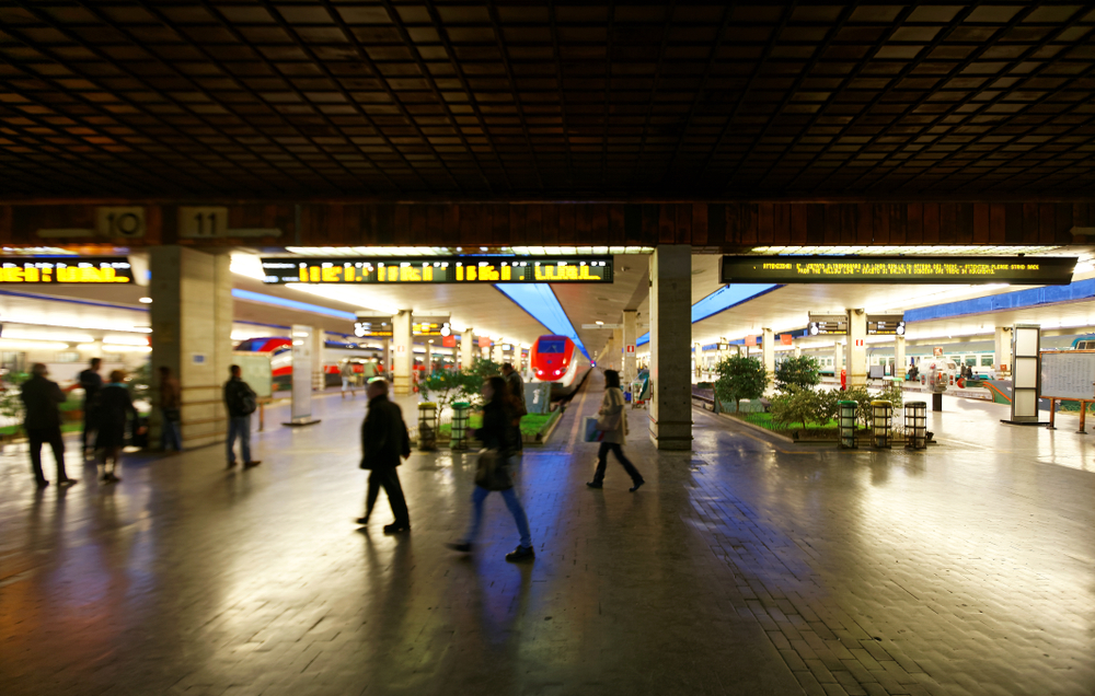 Les quais de la gare Firenze Santa Maria Novella