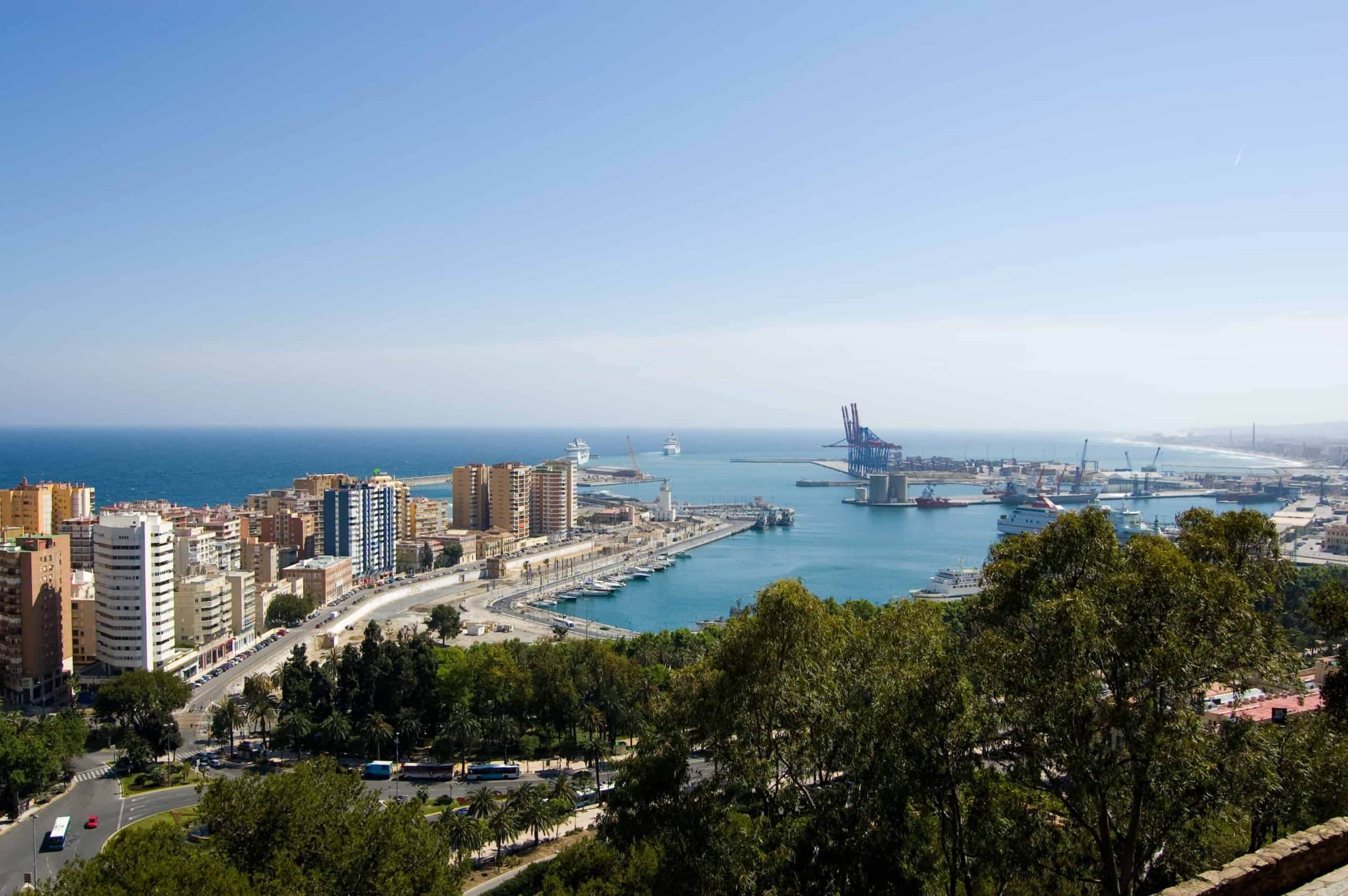Le port de Malaga