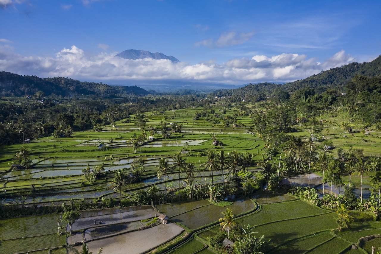 Sidemen à Bali