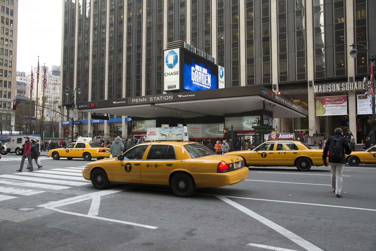 Taxi jaune à New York