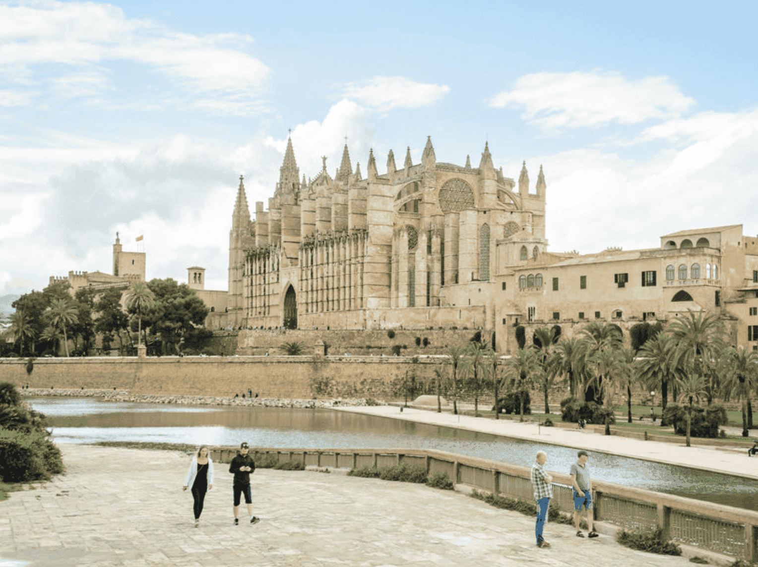 La cathédrale de Palma (La Seu) à Majorque