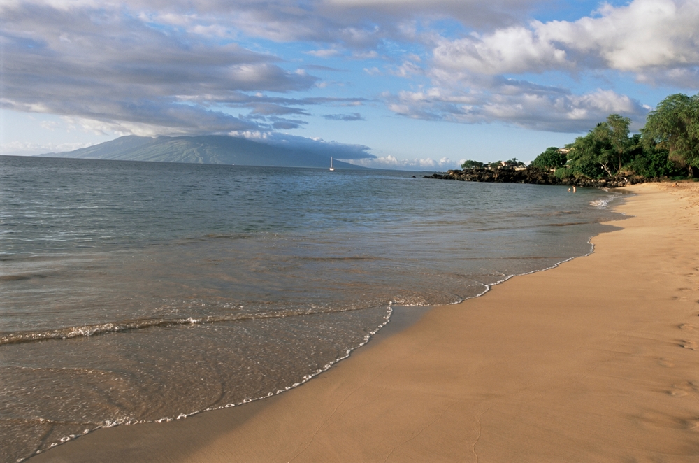 Wailea Beach sur la côte sud de Maui
