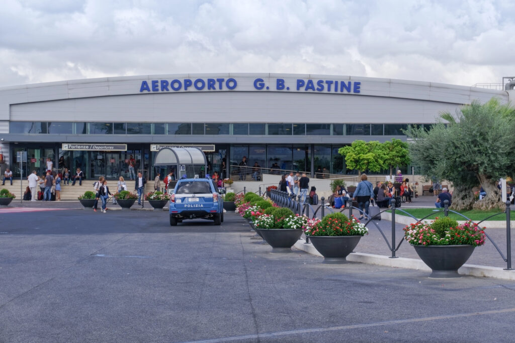 L’aéroport de Ciampino, près de Rome