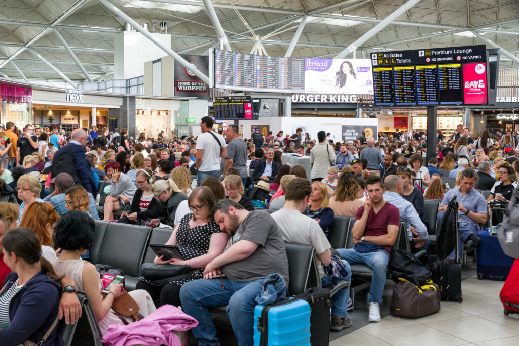L’aéroport de Stansted, à l’extérieur de Londres