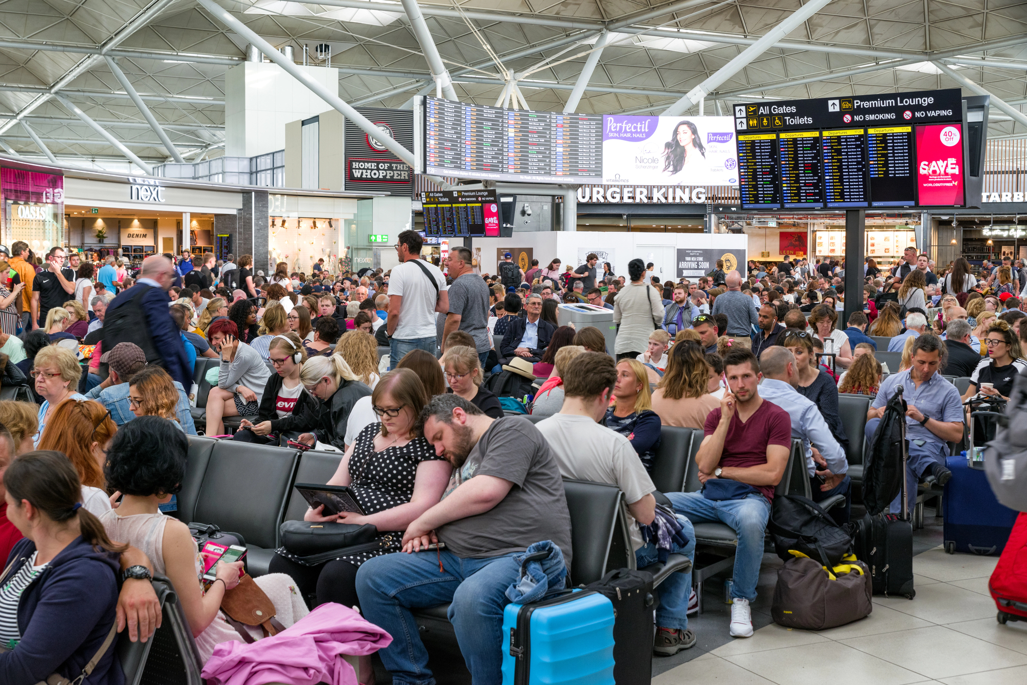 L’aéroport de Stansted, à l’extérieur de Londres