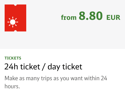 24 hour ticket berlin public transport Billet 24 heures pour les transports en commun de Berlin