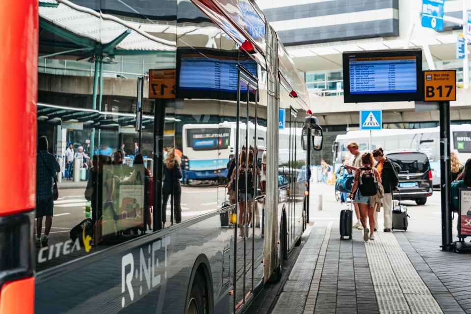 Bus de l’aéroport d’Amsterdam