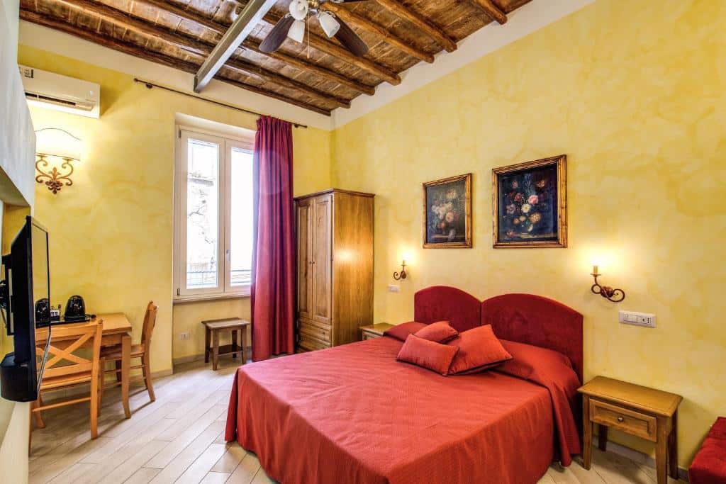 Où dormir à Rome ? Les 5 meilleurs quartiers et hôtels (+ ceux à éviter) 🇮🇹 70 Chambre de la Residenza San Calisto, Trastevere