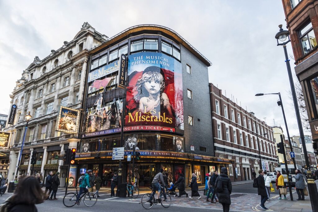 Comédie musicale à Londres