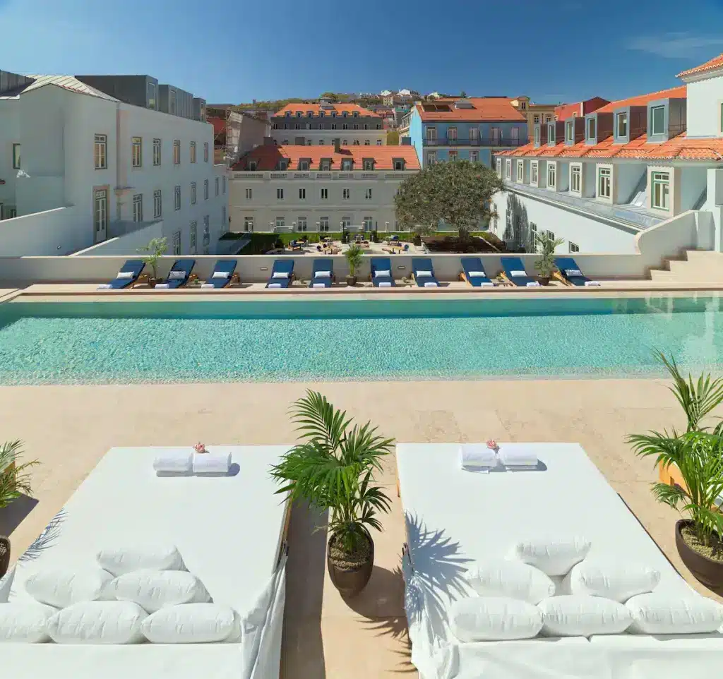 Hôtel avec piscine dans le centre de Lisbonne