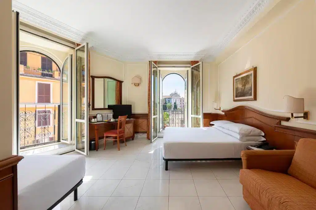 Où dormir à Rome ? Les 5 meilleurs quartiers et hôtels (+ ceux à éviter) 🇮🇹 61 Hotel Hiberia, un hôtel pas cher dans le centre de Rome