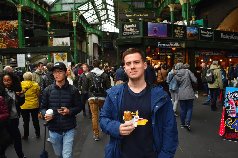 Kristoffer Fons à Borough Market
