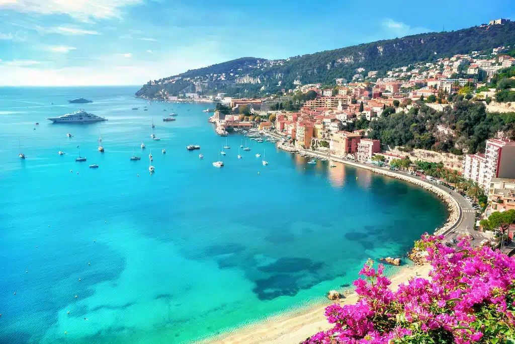 La plage de Villefranche-sur-Mer