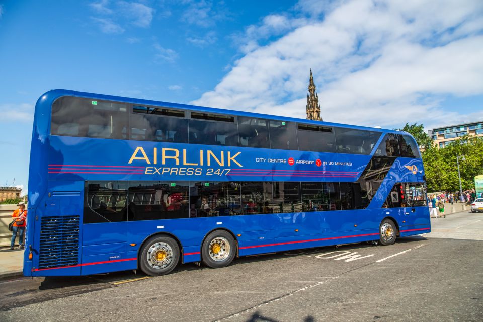 Le bus de l’aéroport d’Édimbourg, un moyen rapide et économique de rejoindre le centre-ville