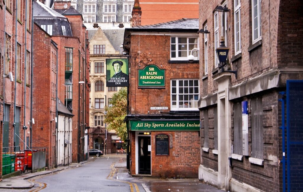 Le centre-ville de Manchester