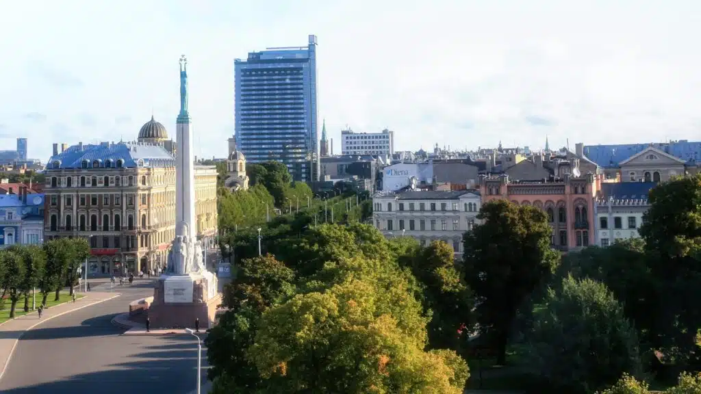 Le monument de la Liberté à Riga