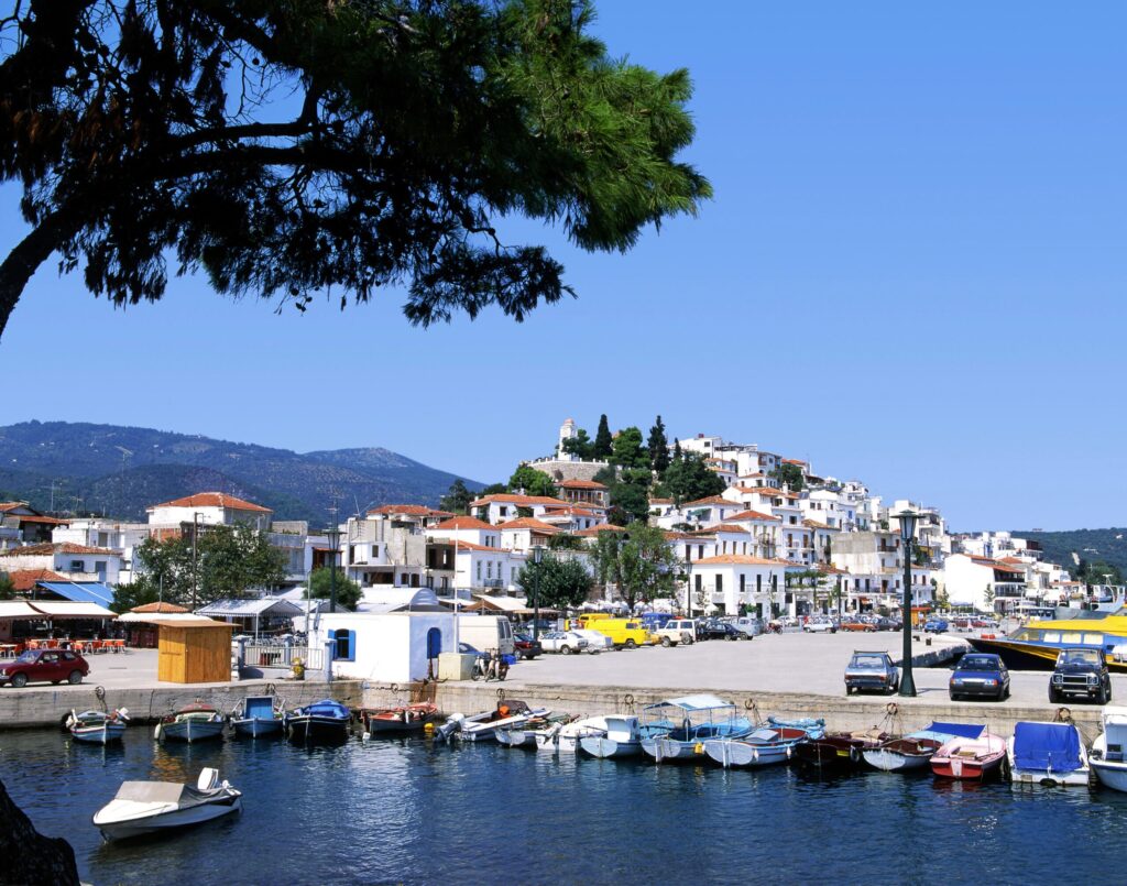 Le port de Skiathos Town
