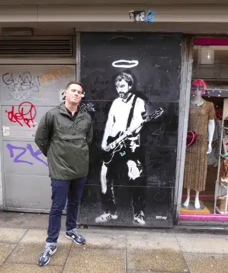 Moi et Peter Hook