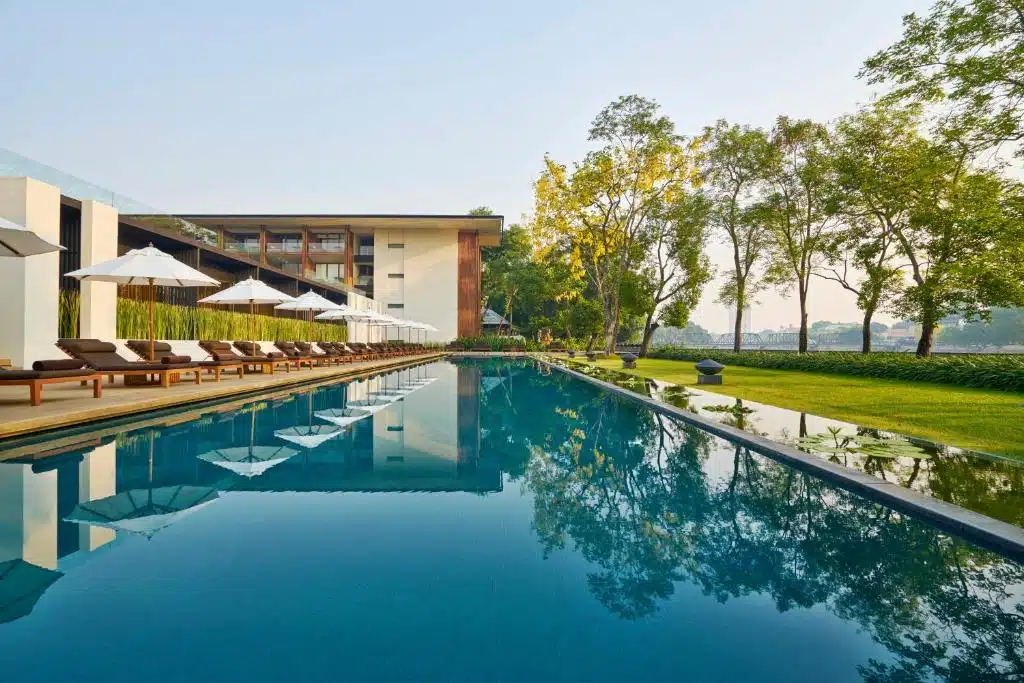 Piscine de l’Anantara Chiang Mai Resort