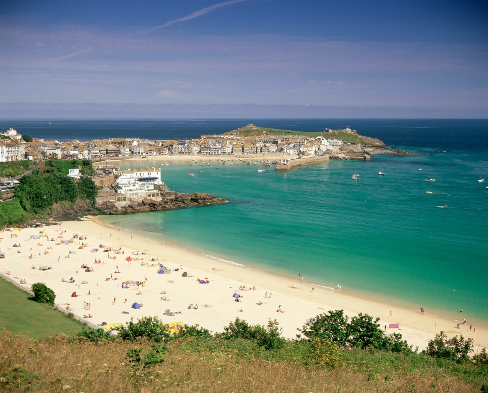 Où dormir en Cornouailles ? Les 6 meilleures villes et de bons hôtels 9 Porthminster Beach et le port de St Ives, en Cornouailles