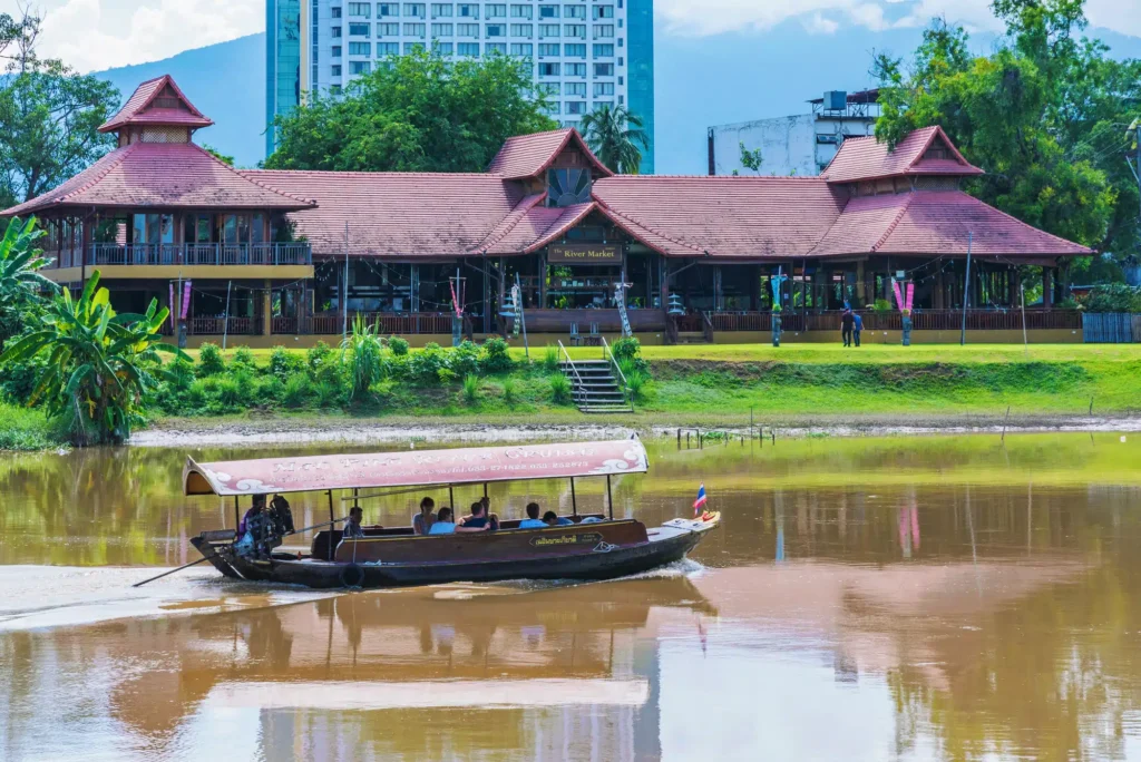 Quartier de Riverside à Chiang Mai