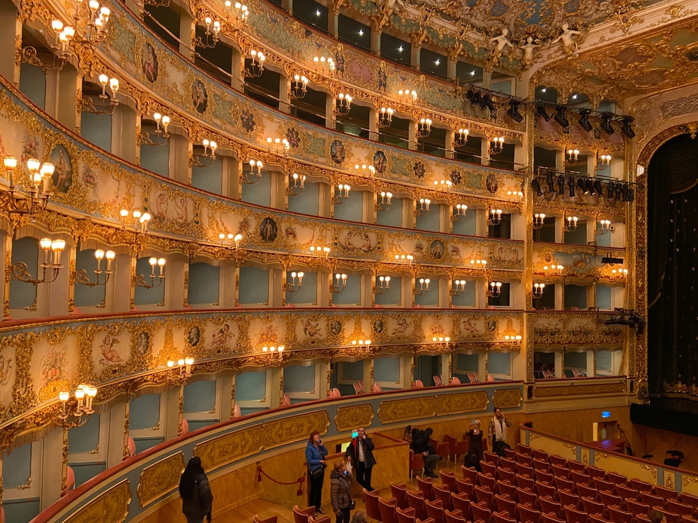 Visiter Venise : que faire ? 18 lieux à voir et activités 31 Les loges et la salle du Teatro La Fenice à Venise