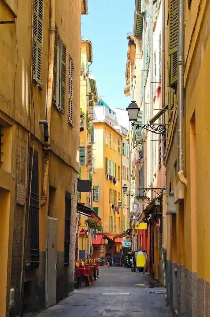 Vue d’un quartier de Nice, en France