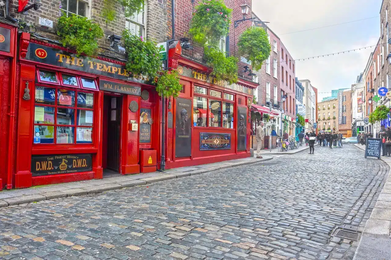 Où dormir à Dublin : rues animées du centre-ville