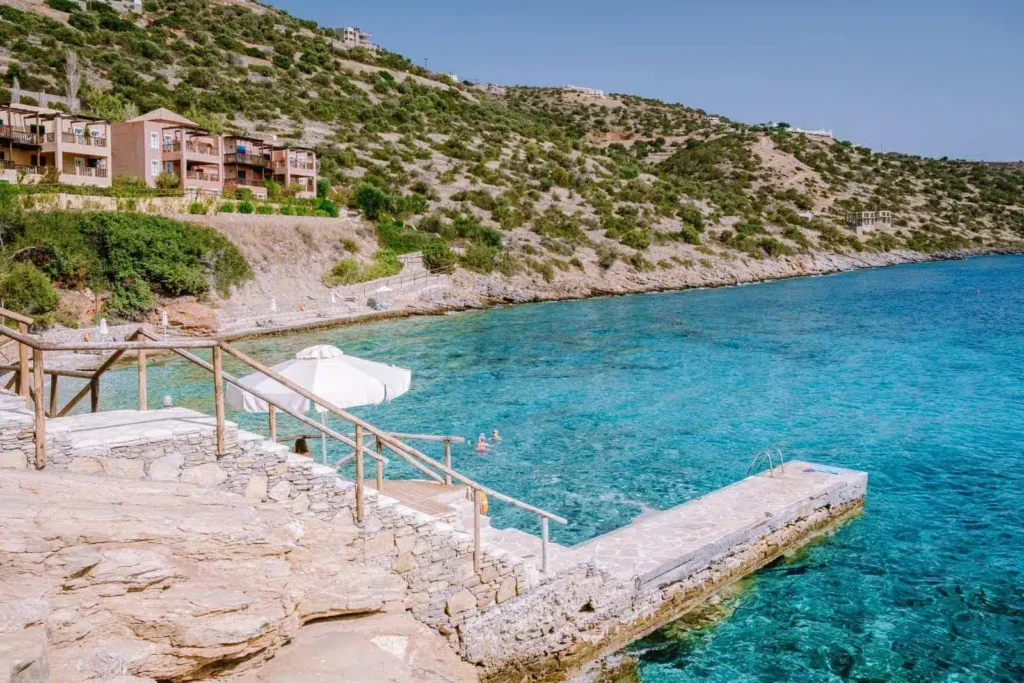 Où dormir en Crète : vue sur la côte crétoise